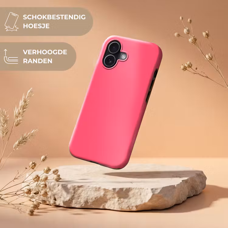 Neon - Flamingo - Roze Toughcase MagSafe Apple iPhone 17 klein 1017 -USP_RandenV_NL
