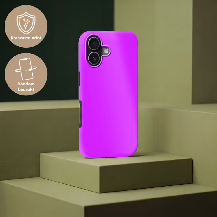 Neon - Orchid - Paars Toughcase MagSafe Apple iPhone 17 klein 1017 -USP_PrintM_NL