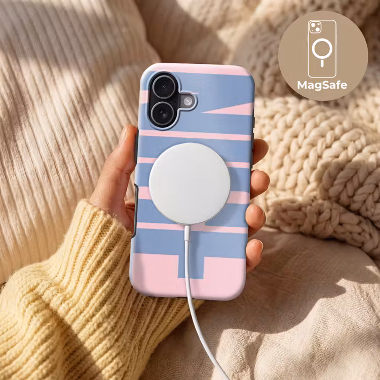 Nice - Paars - Roze Toughcase MagSafe Apple iPhone 17 klein -USP_MagsafeV