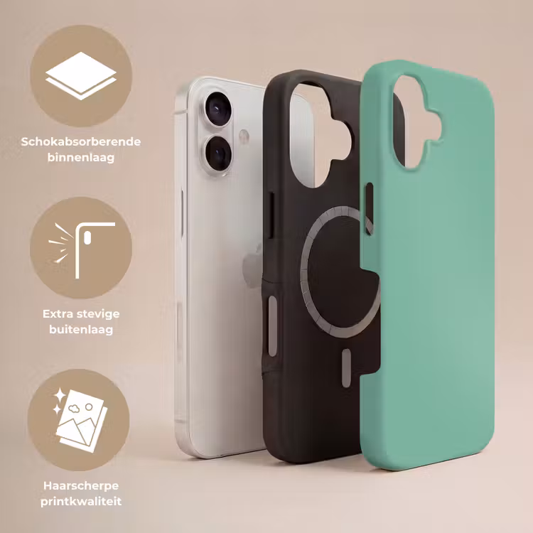 Ocean - Jade - Groen Toughcase MagSafe Apple iPhone 17 klein 1017 -USP_Lagen_NL