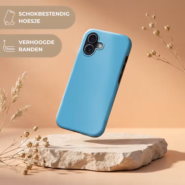 Ocean - Teal - Blauw Toughcase MagSafe Apple iPhone 17 klein 1017 -USP_RandenV_NL