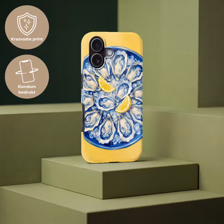 Oesters - Citroen - IJs - Modern - Geel Toughcase MagSafe Apple iPhone 17 klein -USP_PrintM_NL