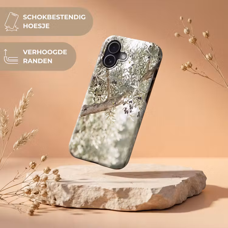 Telefoonhoesje Toughcase - Olijfboom - tak - groen - Olijfboom - tak - groen Toughcase MagSafe Apple iPhone 17 klein