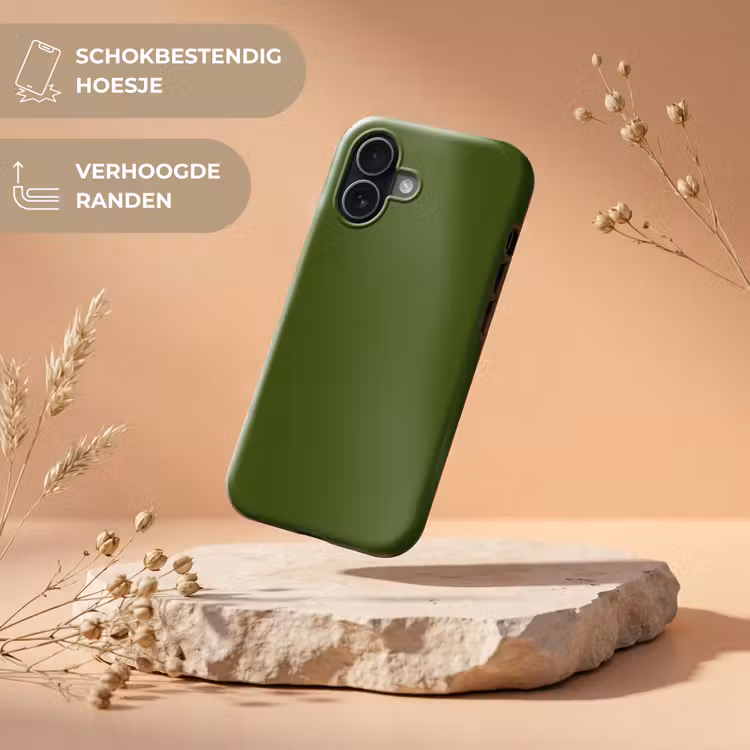 Olive - Drab - Groen Toughcase MagSafe Apple iPhone 17 klein 1017 -USP_RandenV_NL
