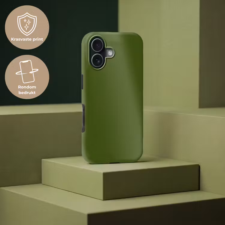 Olive - Drab - Groen Toughcase MagSafe Apple iPhone 17 klein 1017 -USP_PrintM_NL