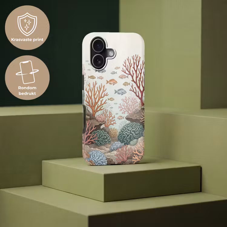 Onderwater - Koraal - Vis - Natuur Toughcase MagSafe Apple iPhone 17 klein -USP_PrintM_NL