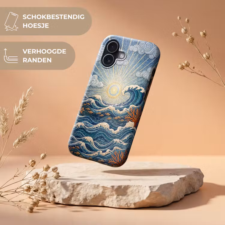 Onderwater - Koraal - Vis - Natuur - Kunst Toughcase MagSafe Apple iPhone 17 klein -USP_RandenV_NL