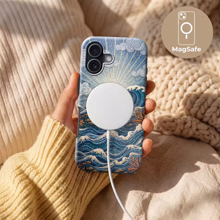 Onderwater - Koraal - Vis - Natuur - Kunst Toughcase MagSafe Apple iPhone 17 klein -USP_MagsafeV