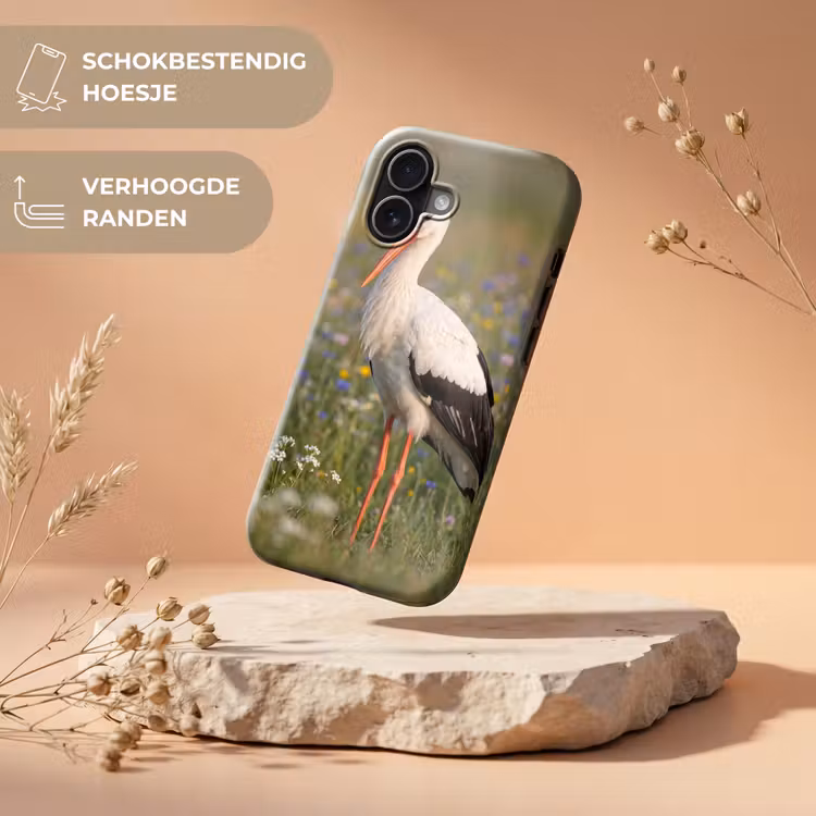 Ooienvaar - Bloemen - Weide - Kleurrijk Toughcase MagSafe Apple iPhone 17 klein -USP_RandenV_NL