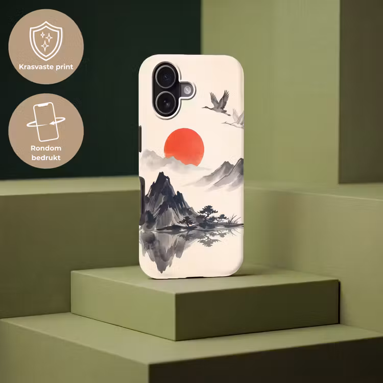 Oosters - Kraanvogels - Landschap Toughcase MagSafe Apple iPhone 17 klein -USP_PrintM_NL
