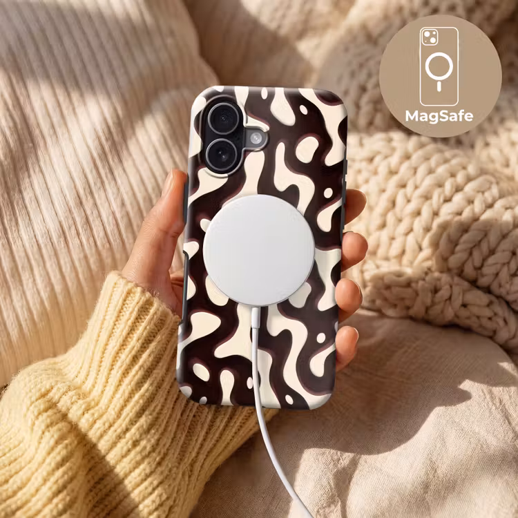 Organisch - Krachtig - Bruin Toughcase MagSafe Apple iPhone 17 klein 1017 -USP_MagsafeV