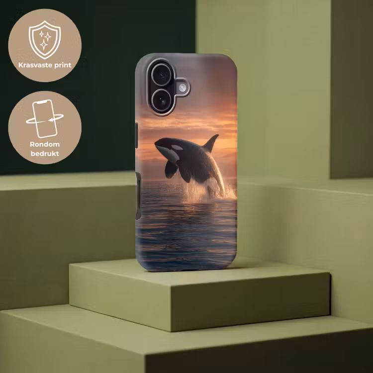 Orka - Zee - Zonsondergang Toughcase MagSafe Apple iPhone 17 klein -USP_PrintM_NL