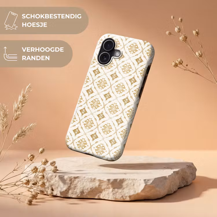 Ornament - Klassiek - Goud Toughcase MagSafe Apple iPhone 17 klein 1017 -USP_RandenV_NL