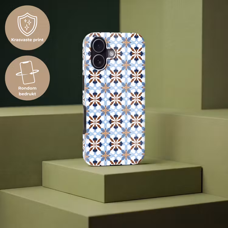 Ornament - Tegel - Kleurrijk Toughcase MagSafe Apple iPhone 17 klein 1017 -USP_PrintM_NL
