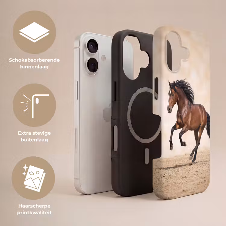 Paard - Galop - Energie Toughcase MagSafe Apple iPhone 17 klein -USP_Lagen_NL