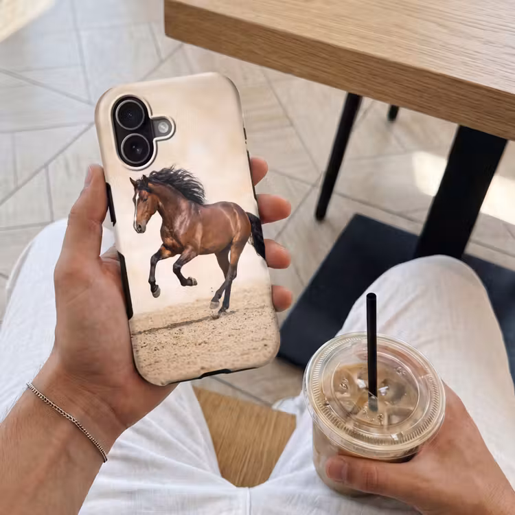 Paard - Galop - Energie Toughcase MagSafe Apple iPhone 17 klein -Sfeer1M
