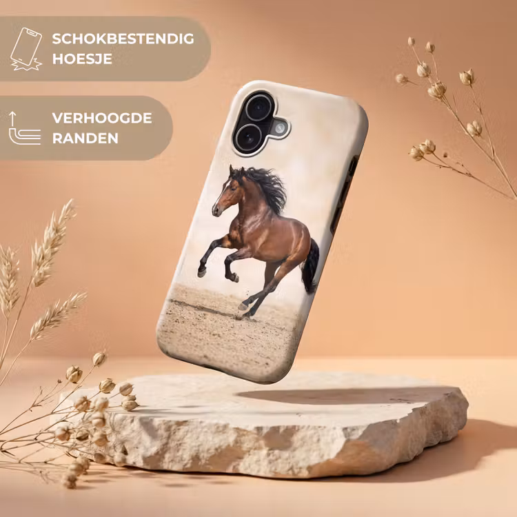 Paard - Galop - Energie Toughcase MagSafe Apple iPhone 17 klein -USP_RandenV_NL