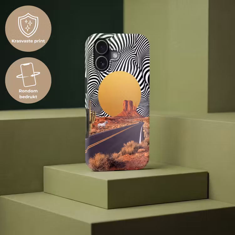 Telefoonhoesje Toughcase - Paard - Woestijn - Natuur - Paard - Woestijn - Natuur Toughcase MagSafe Apple iPhone 17 klein