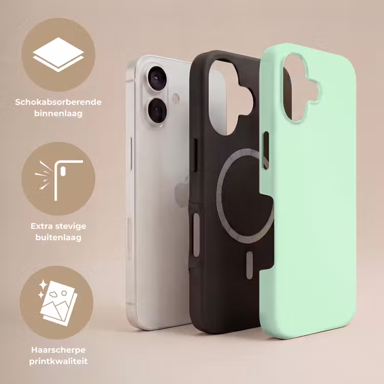 Pale - Mint - Groen Toughcase MagSafe Apple iPhone 17 klein 1017 -USP_Lagen_NL