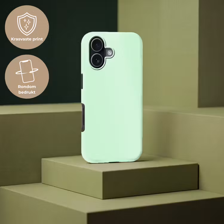 Pale - Mint - Groen Toughcase MagSafe Apple iPhone 17 klein 1017 -USP_PrintM_NL
