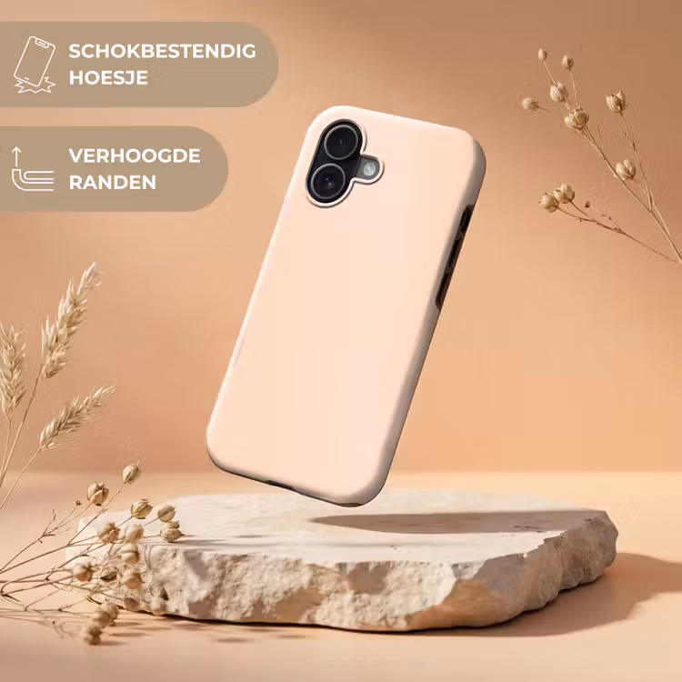 Pale - Peach - Nude Toughcase MagSafe Apple iPhone 17 klein 1017 -USP_RandenV_NL