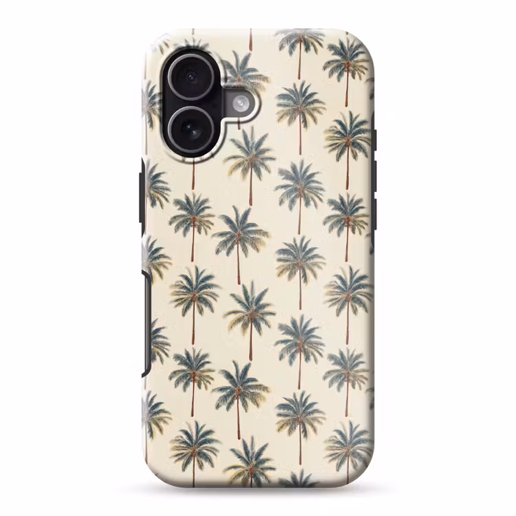 Palmbomen - Tropisch - Groen Toughcase MagSafe Apple iPhone 17 klein 1017 -3d