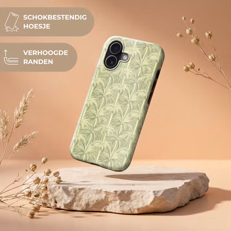 Palmwoud - Tropisch - Groen Toughcase MagSafe Apple iPhone 17 klein 1017 -USP_RandenV_NL