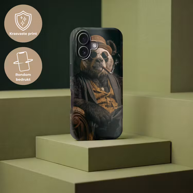 Panda - Hoed - Bril - Pak Toughcase MagSafe Apple iPhone 17 klein -USP_PrintM_NL