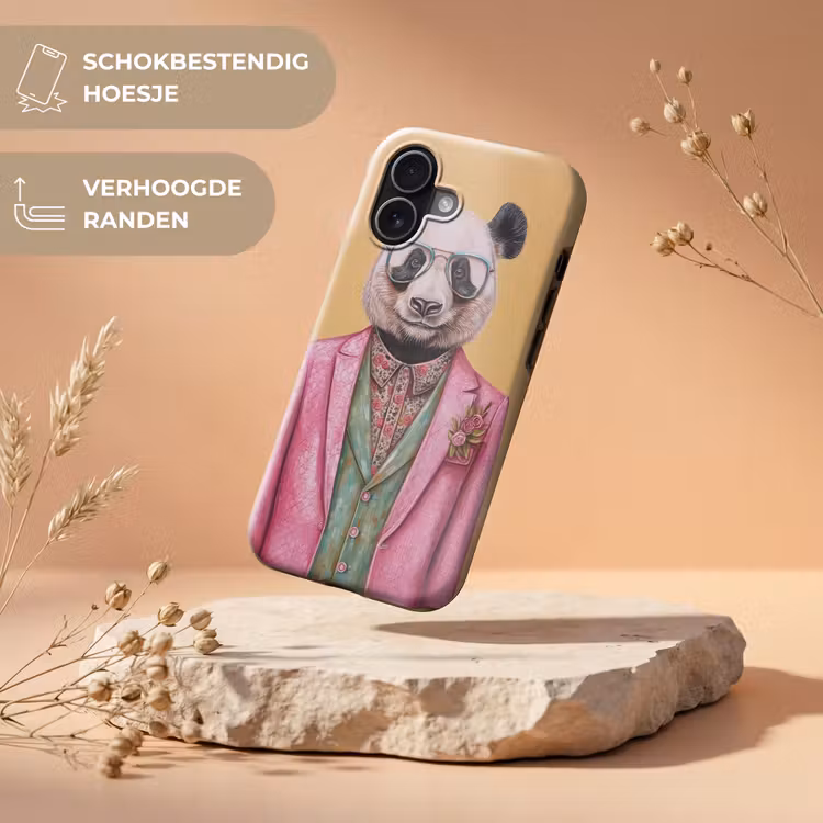 Panda - Pak - Zonnebril - Blauw Toughcase MagSafe Apple iPhone 17 klein -USP_RandenV_NL