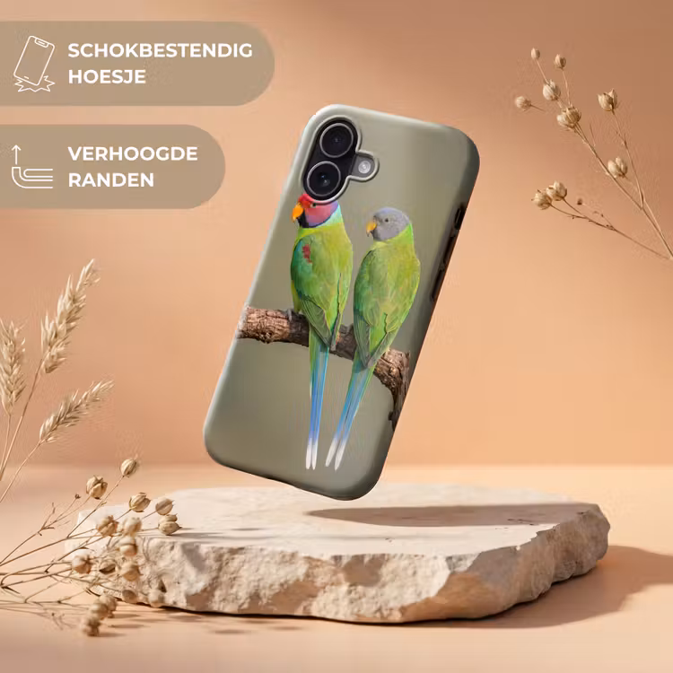 Papagaai - Tak - Natuur - Kleurrijk Toughcase MagSafe Apple iPhone 17 klein -USP_RandenV_NL
