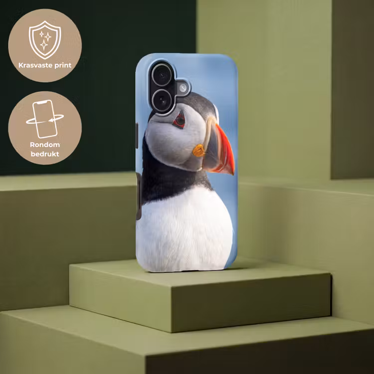 Papegaaiduiker - Portret - Natuur Toughcase MagSafe Apple iPhone 17 klein -USP_PrintM_NL