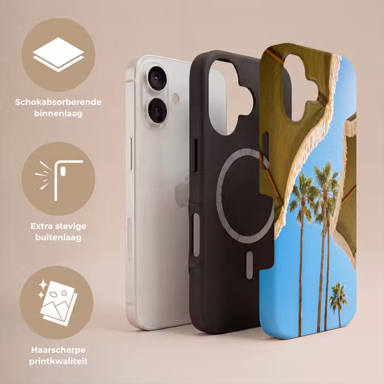 Parasol - Groen - Franjes - Zomer - Tropisch Toughcase MagSafe Apple iPhone 17 klein -USP_Lagen_NL
