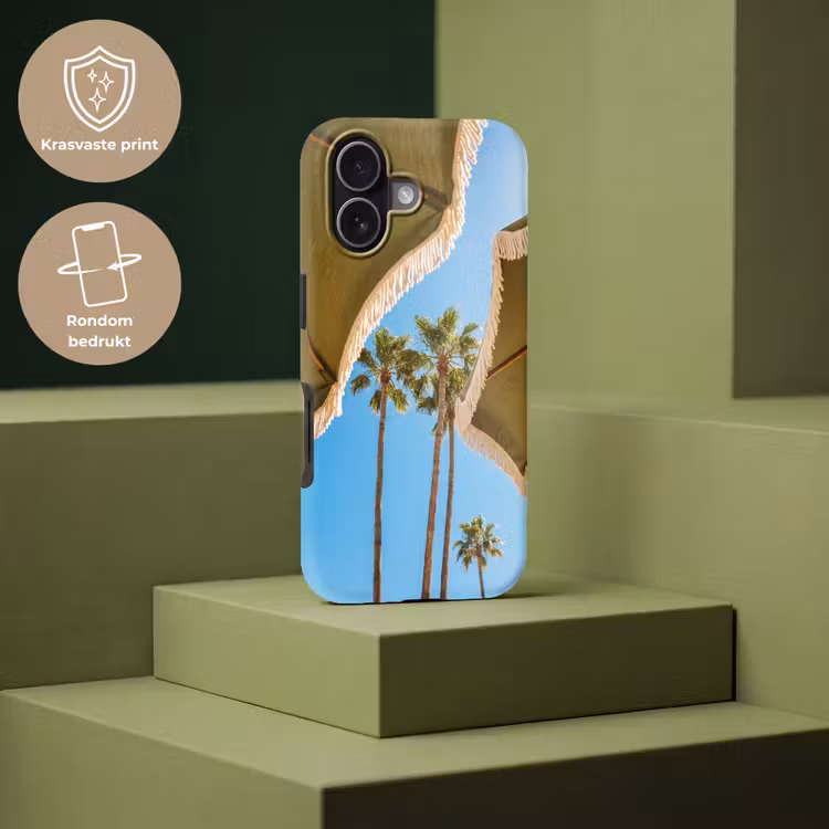 Parasol - Groen - Franjes - Zomer - Tropisch Toughcase MagSafe Apple iPhone 17 klein -USP_PrintM_NL
