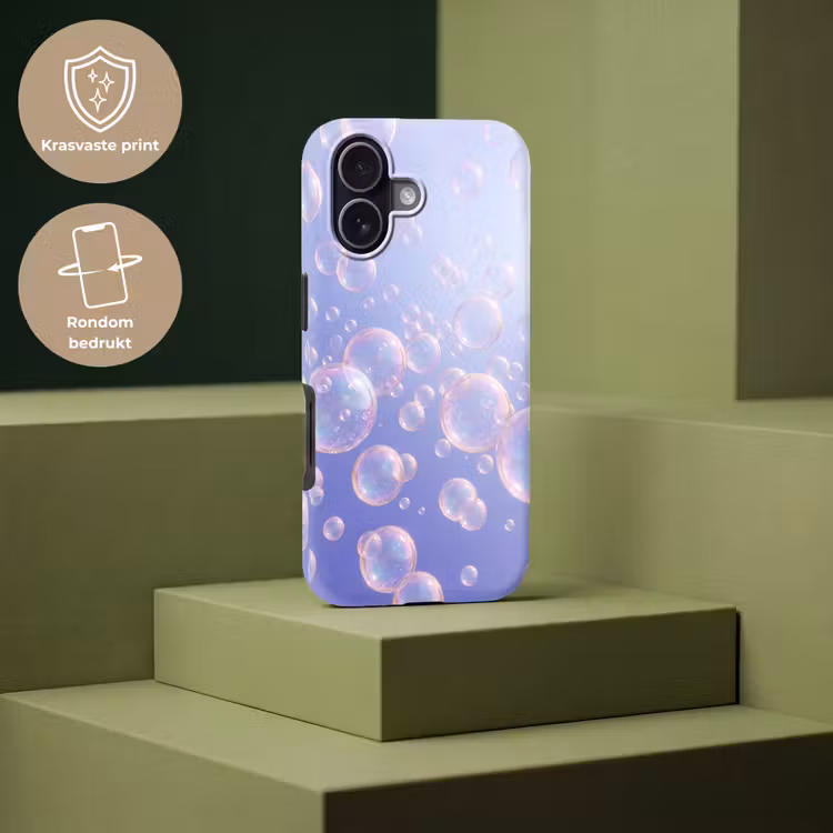 Pastel - Bubbels - Dromerig Toughcase MagSafe Apple iPhone 17 klein -USP_PrintM_NL