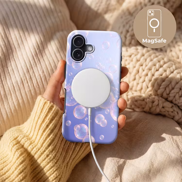 Pastel - Bubbels - Dromerig Toughcase MagSafe Apple iPhone 17 klein -USP_MagsafeV