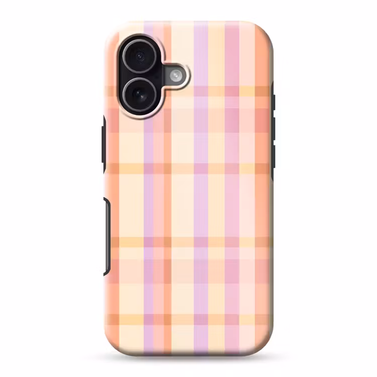 Pastel - uitpatroon - Geometrisch Toughcase MagSafe Apple iPhone 17 klein 1017 -3d