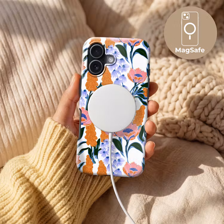 Patroon - Aquarel - Kleurrijk Toughcase MagSafe Apple iPhone 17 klein 1017 -USP_MagsafeV
