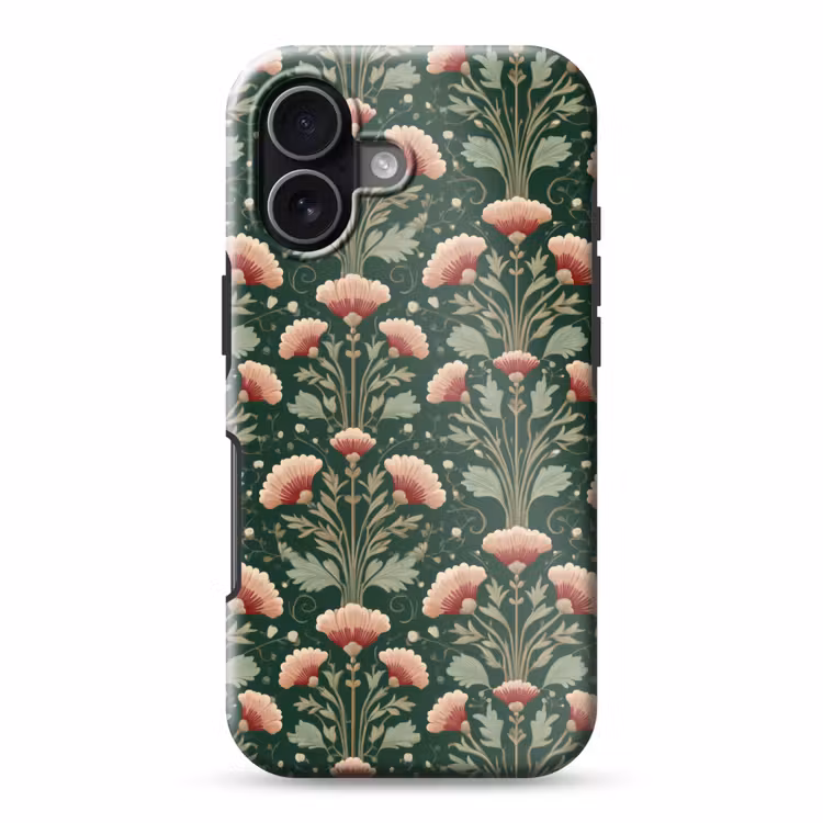 Patroon - Botanisch - Kleurrijk Toughcase MagSafe Apple iPhone 17 klein 1017 -3d