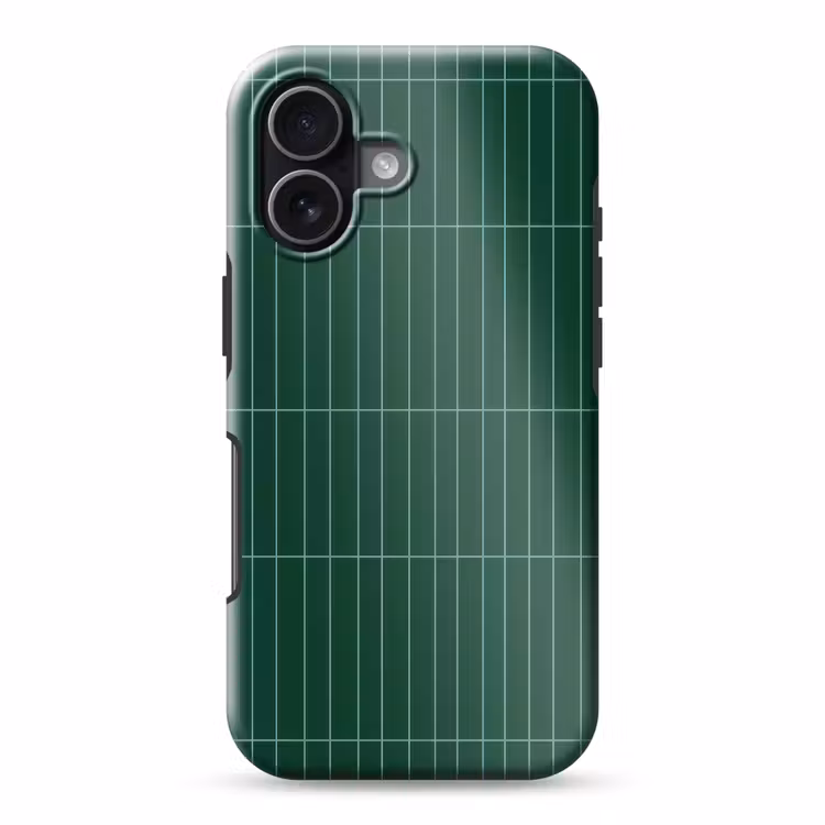 Patroon - Tegels - Donkergroen Toughcase MagSafe Apple iPhone 17 klein 1017 -3d