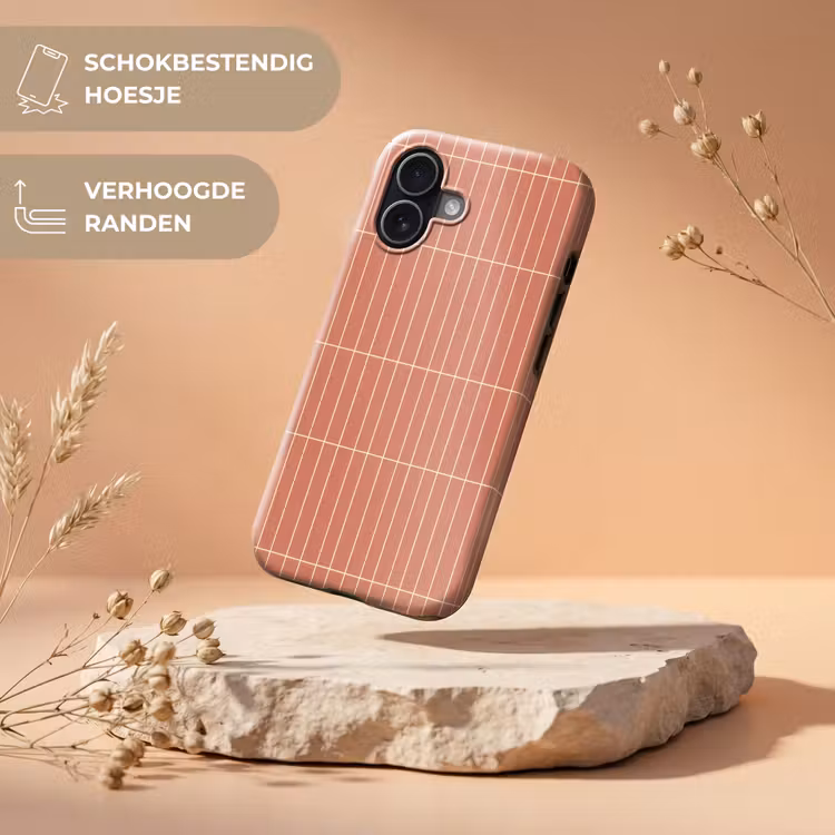 Patroon - Tegels - Terracotta Toughcase MagSafe Apple iPhone 17 klein 1017 -USP_RandenV_NL