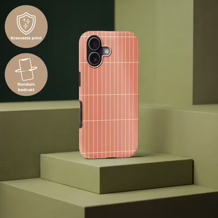 Patroon - Tegels - Terracotta Toughcase MagSafe Apple iPhone 17 klein 1017 -USP_PrintM_NL