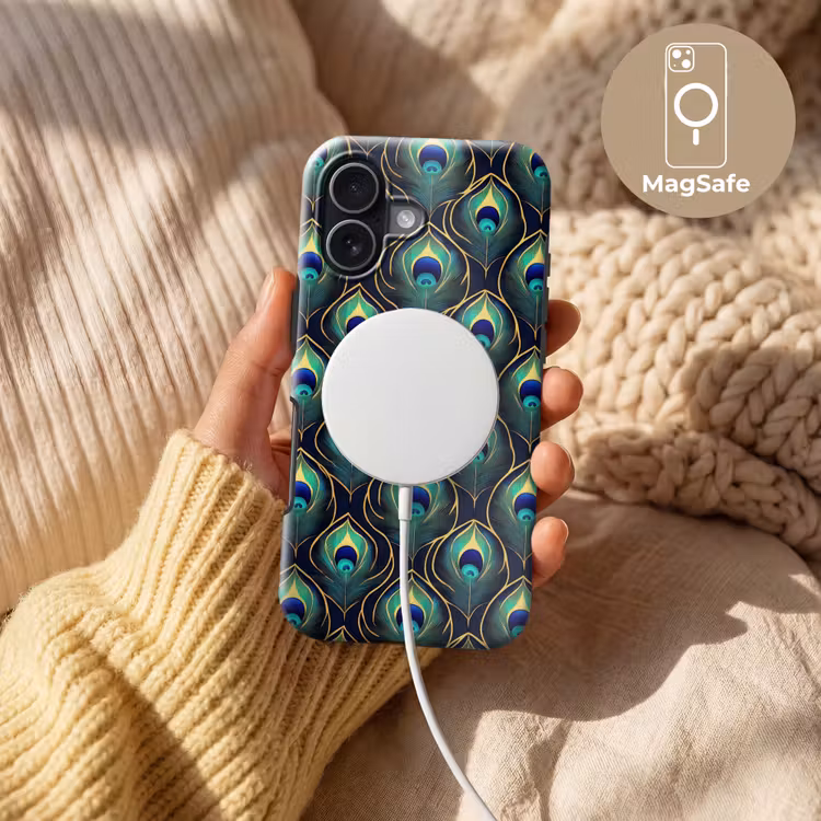 Pauw - Veren - Groen Toughcase MagSafe Apple iPhone 17 klein 1017 -USP_MagsafeV