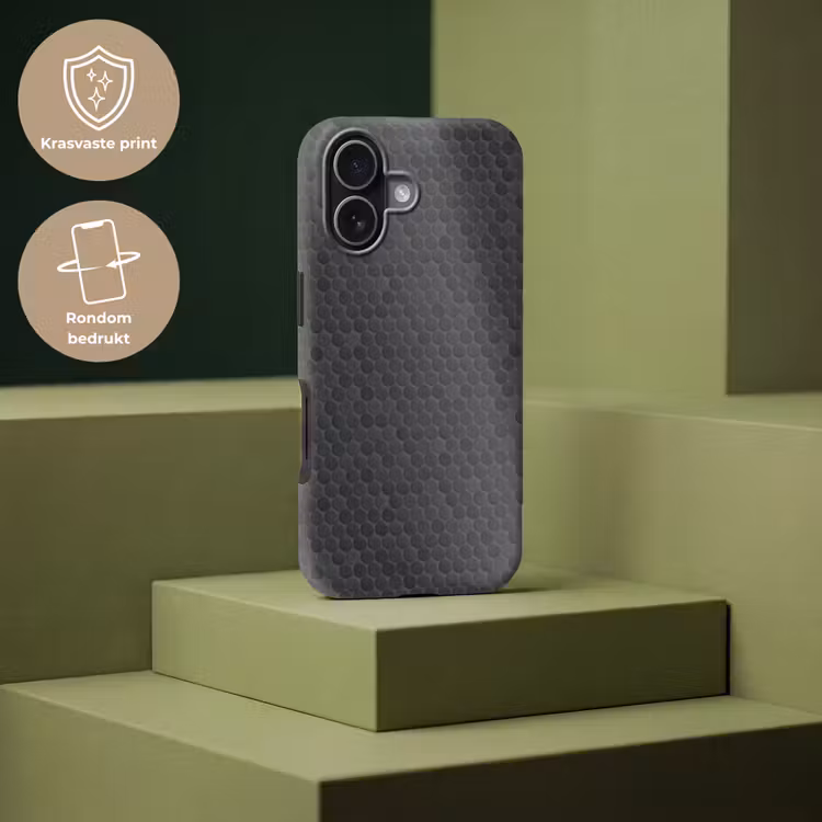 Penny - Mozaïek - Donkergrijs Toughcase MagSafe Apple iPhone 17 klein 1017 -USP_PrintM_NL