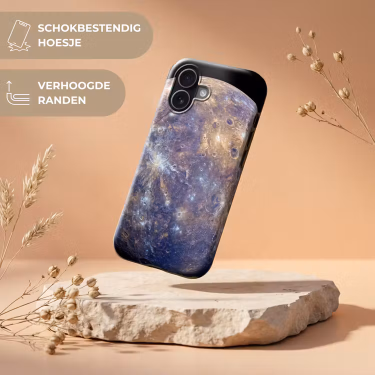 Telefoonhoesje Toughcase - Planeet - Kraters - Ruimte - Planeet - Kraters - Ruimte Toughcase MagSafe Apple iPhone 17 klein