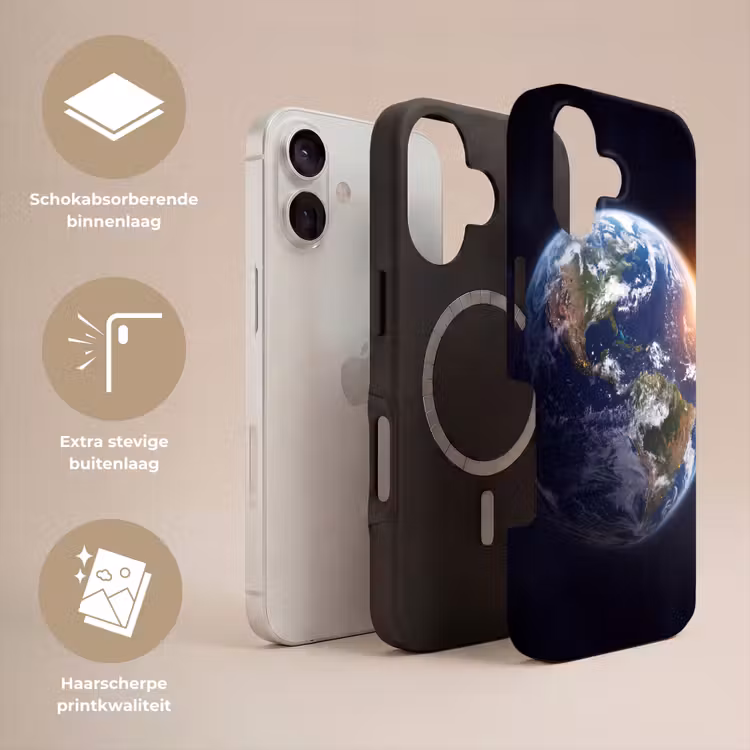Telefoonhoesje Toughcase - Planeet - Ruimte - Kosmos - Planeet - Ruimte - Kosmos Toughcase MagSafe Apple iPhone 17 klein