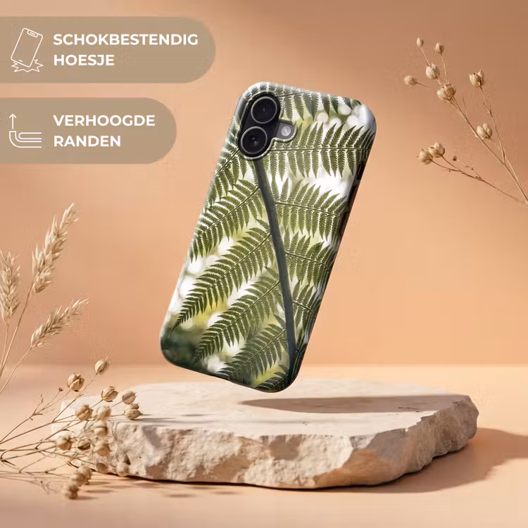 Plant - Blad - Natuur - Groen - Detail Toughcase MagSafe Apple iPhone 17 klein -USP_RandenV_NL