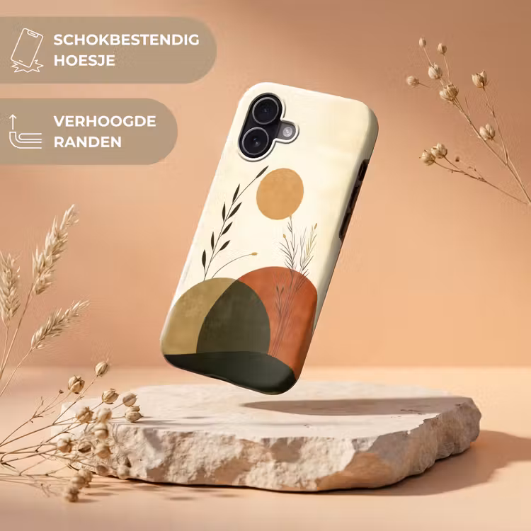 Planten - Abstract - Vormen Toughcase MagSafe Apple iPhone 17 klein -USP_RandenV_NL