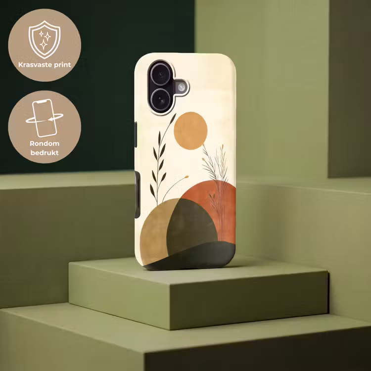Planten - Abstract - Vormen Toughcase MagSafe Apple iPhone 17 klein -USP_PrintM_NL