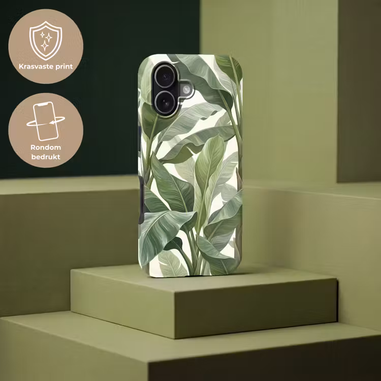 Planten - Bladeren - Tropisch - Groen Toughcase MagSafe Apple iPhone 17 klein -USP_PrintM_NL