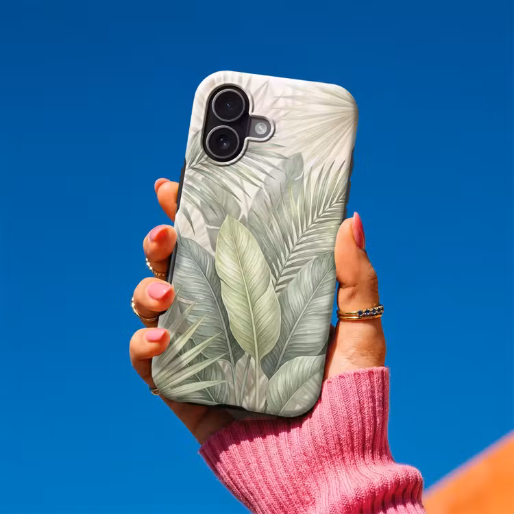 Planten - Tropisch - Bladeren - Groen - Natuur Toughcase MagSafe Apple iPhone 17 klein -Sfeer1V